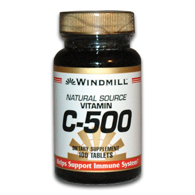 Vitamins Supplements on Image Of Windmill Vitamin C 500 Tablets  100 Btl