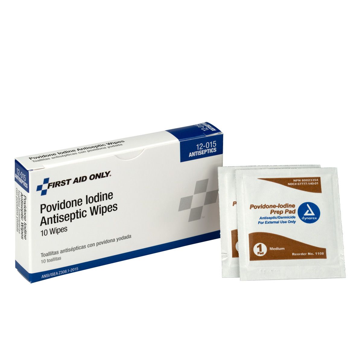 PVP Iodine Wipes (10/bx) | e-FirstAidSupplies