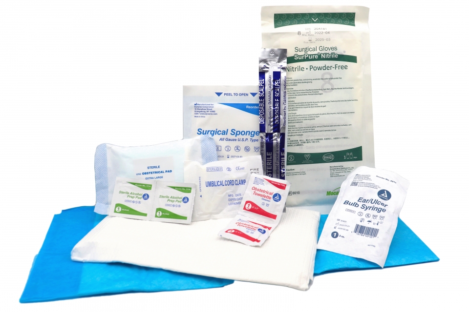 Emergency Baby Delivery Kit Obstetric Supplies and Child Birth Essentials,  delivery kit