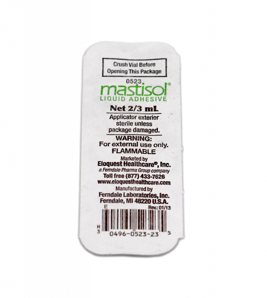 Mastisol 48220 Ferndale Laboratories Liquid Adhesive 2/3mL - Box of 48 –  imedsales