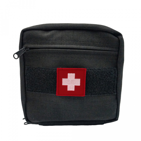 Combat IFAK Pouch (Black) - Durable & Compact First Aid Kit